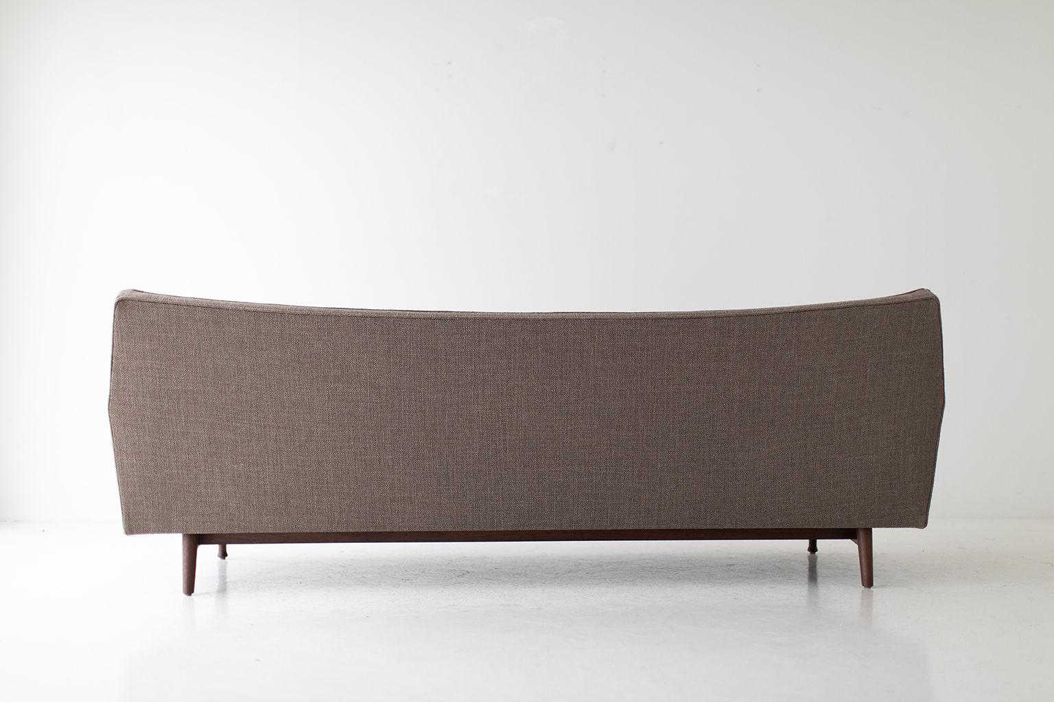 Fabric Lawrence Peabody Modern Sofa for Craft Associates Furniture For Sale