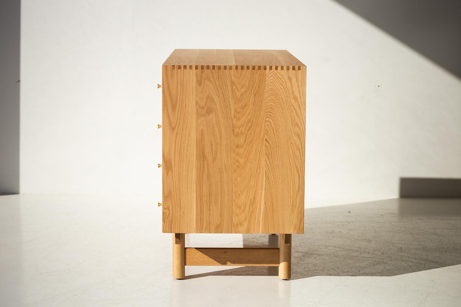 Modern Lawrence Peabody Oak Dresser, 2201P, Craft Associates Furniture For Sale