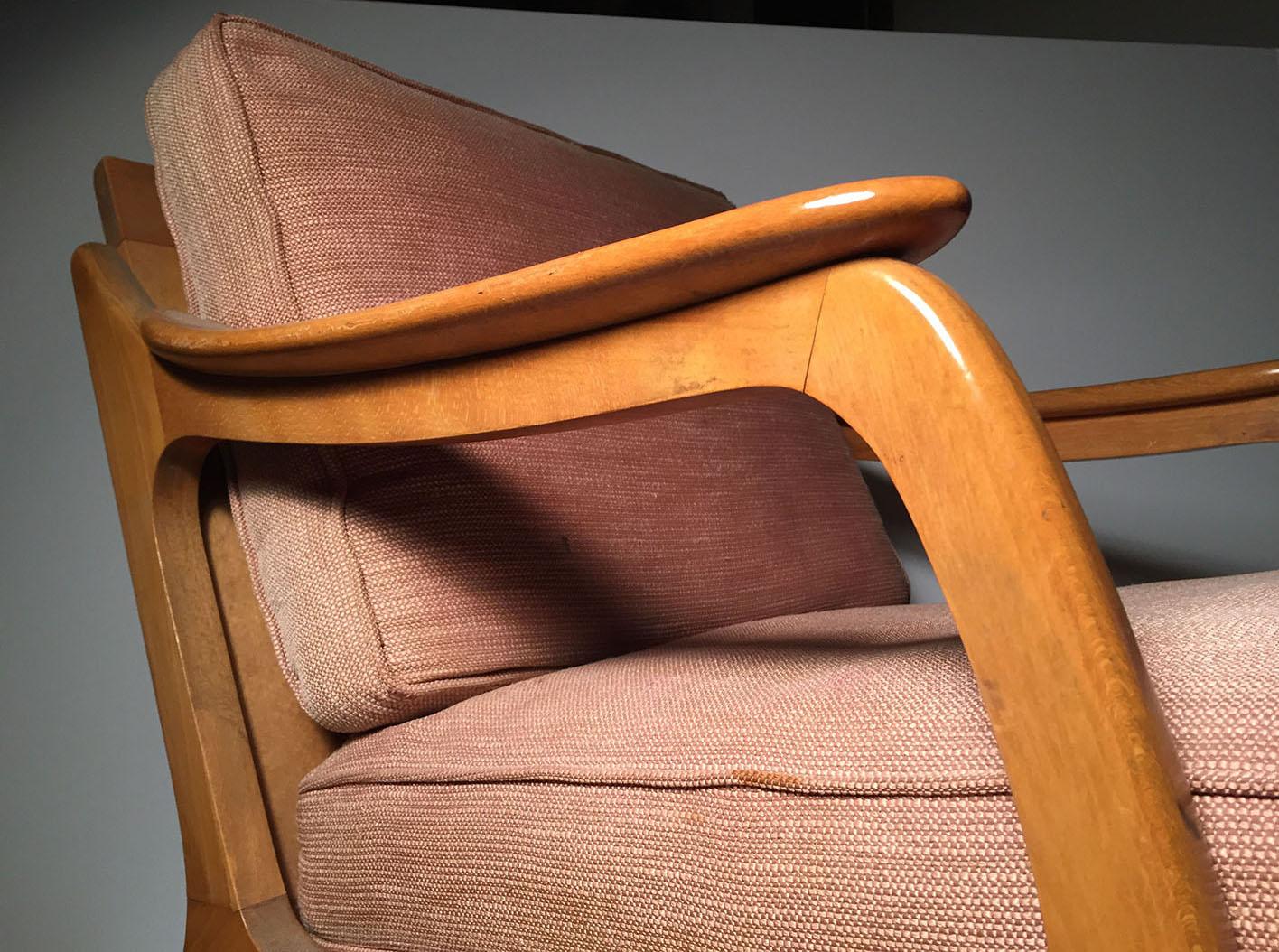 Wood Lawrence Peabody Rocking Chair For Sale