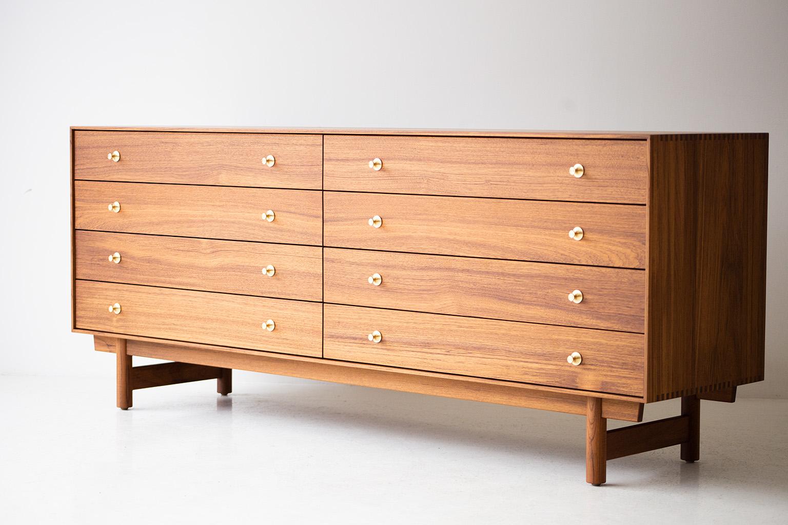 Lawrence Peabody Teak Dresser 2202P for Craft Associates Furniture For Sale 4