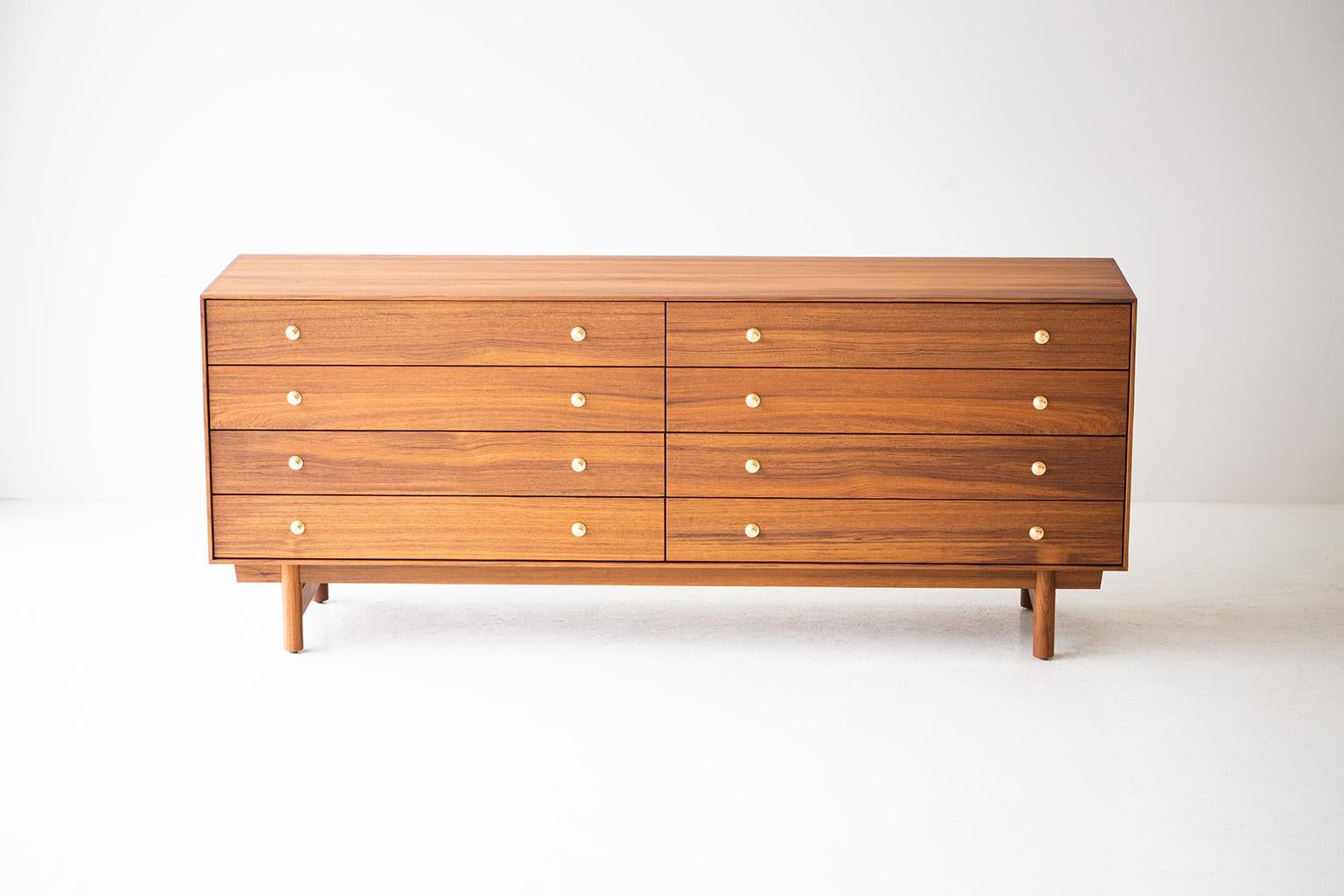 Contemporary Lawrence Peabody Teak Dresser 2202P for Craft Associates Furniture For Sale