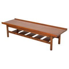 Lawrence Peabody Walnut Bench for Richard-Nemschof