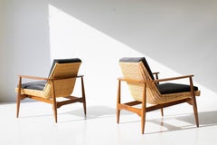Lawrence Peabody Wicker Lounge Chair for Craft Associates Furniture