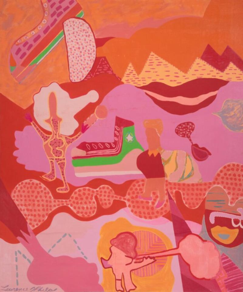 "Insiders Say Too Much is Enough"  Lawrence Philp, Abstracted Surrealist Forms