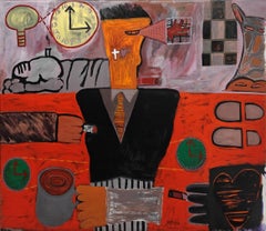 "Sin título"  Lawrence Philp, Formas surrealistas abstractas del artista afroamericano