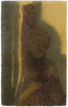 Studio-Interieur-Stillleben mit geschnitzter Holzskulptur