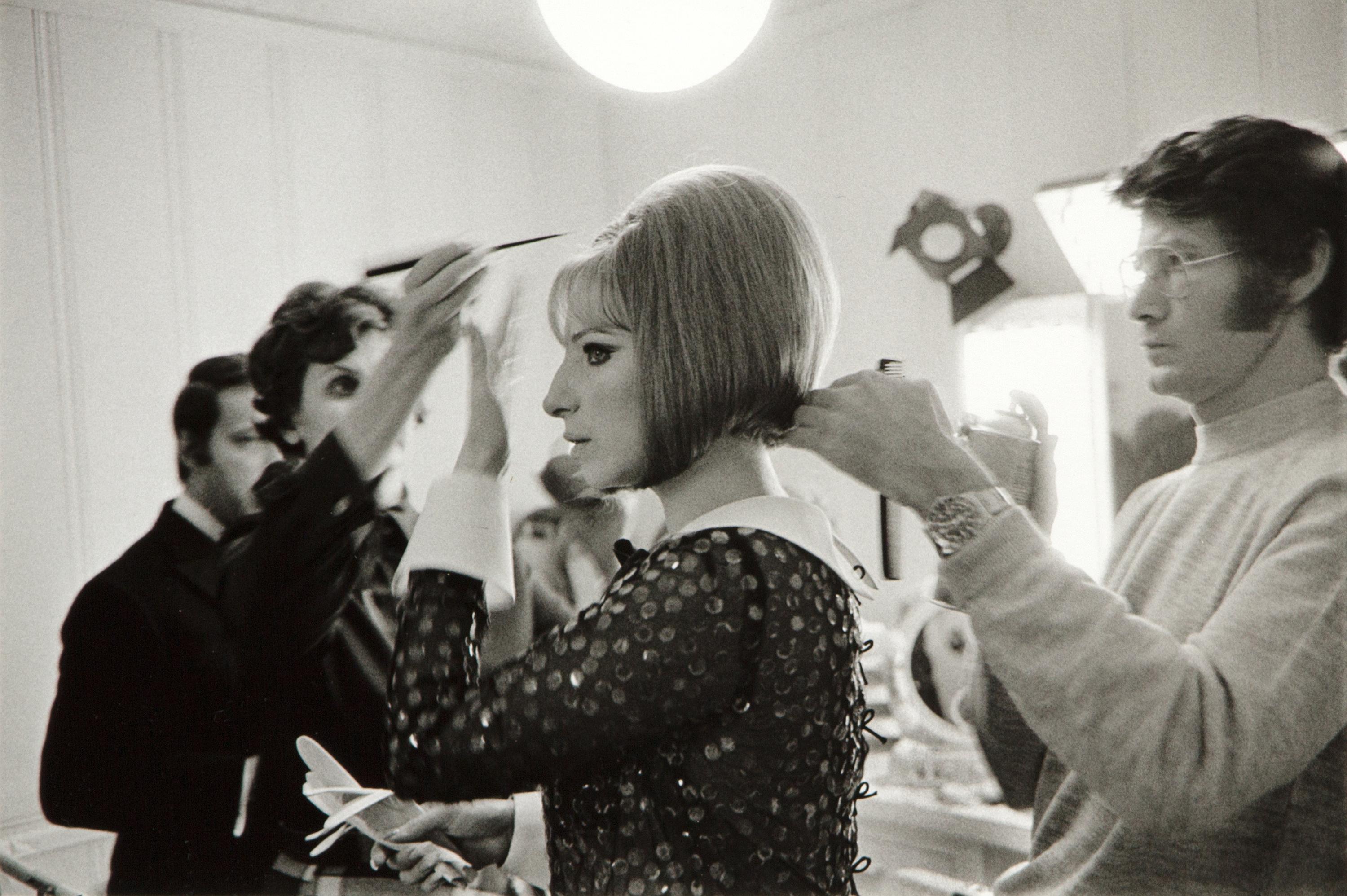 Lawrence Schiller Black and White Photograph – Barbra Streisand