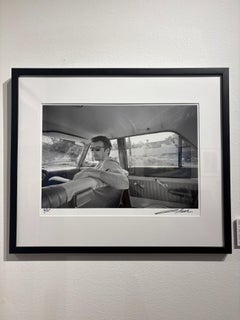 Clint Eastwood in Car, 1969 by Lawrence Schiller - Kelly's Heroes - Yugoslavia