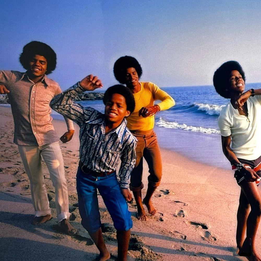 Artist: Lawrence Schiller
Title: Jackson Five
Year: 1969 (printed 2008)
Medium: Gelatin Silver Print
Edition: 1/8
Signed, Numbered, and dated on label on the verso.
Size: 48 in. x 60 in.
Publisher: East end Editions, CA
Condition: Some minor