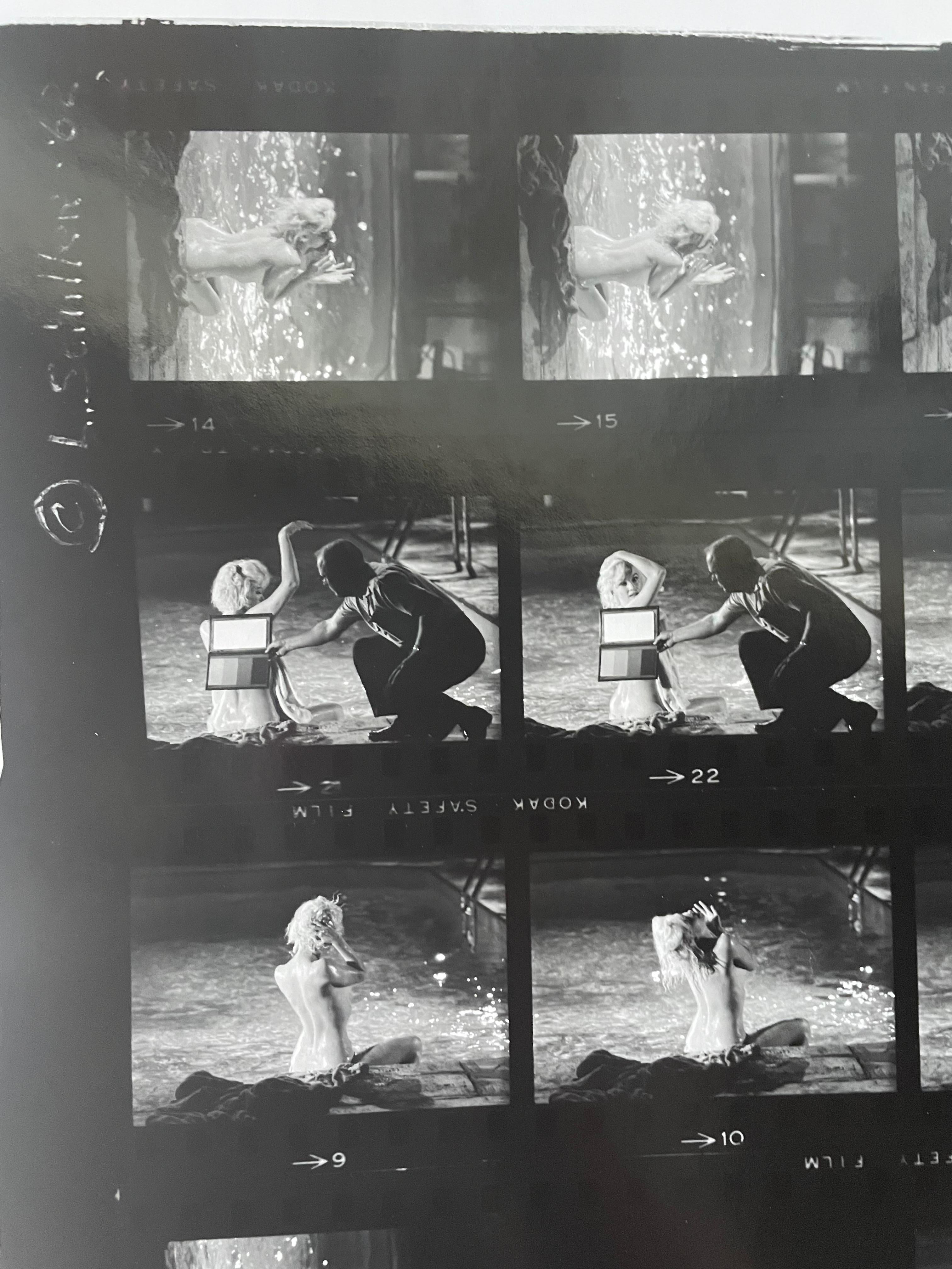 Marilyn Monroe (Contact Sheet) - Photograph by Lawrence Schiller