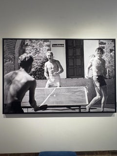 Paul Newman and Robert Redford Playing Ping Pong, 1968 by Lawrence Schiller