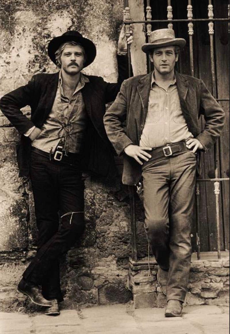Lawrence Schiller Portrait Photograph - Paul Newman & Robert Redford