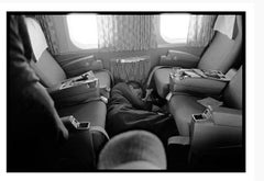 Robert Kennedy (asleep on plane), Last Campaign, 1968