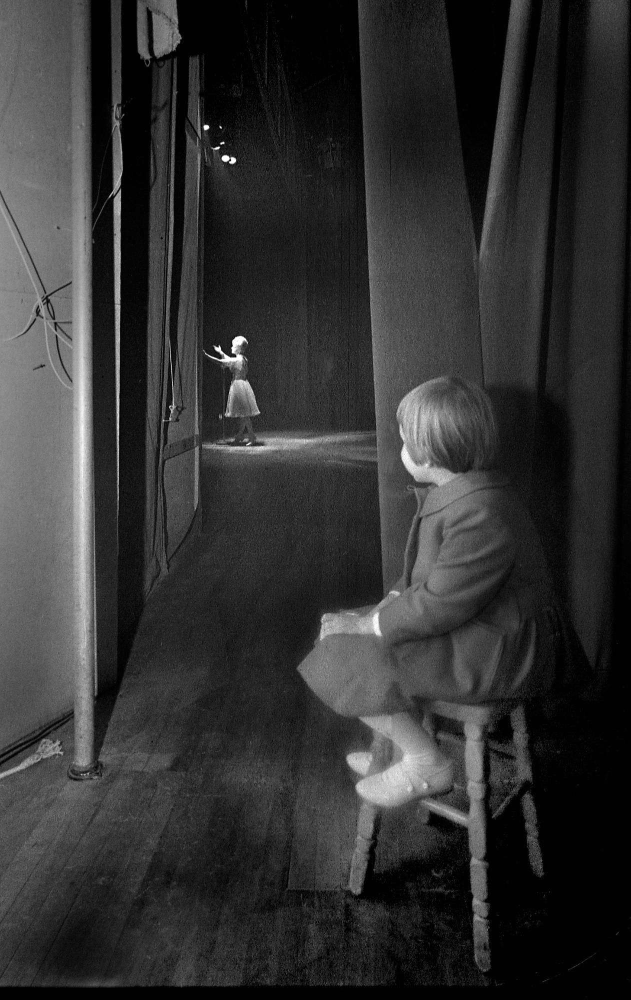 Waiting in the Wings, 1963
Las Vegas, Nevada - 1963

Each of Lawrence Schiller's fine art photographs are available as signed, limited edition prints in several sizes ranging from 16” x 20” to 40” x 60” (paper size). Each print is hand-numbered and
