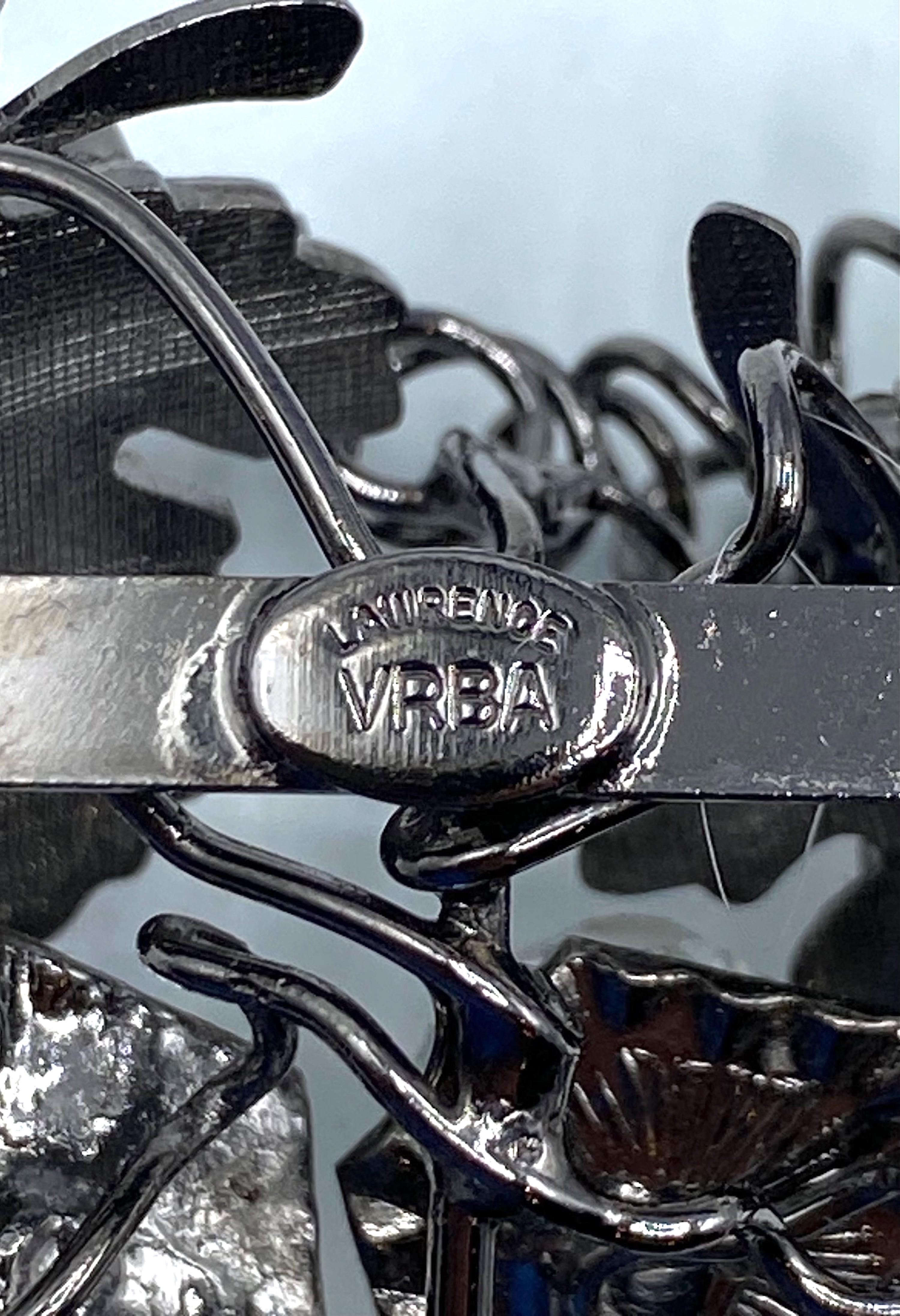 Collana di perle e cristalli Lawrence Vrba con spilla a grappolo staccabile in vendita 9