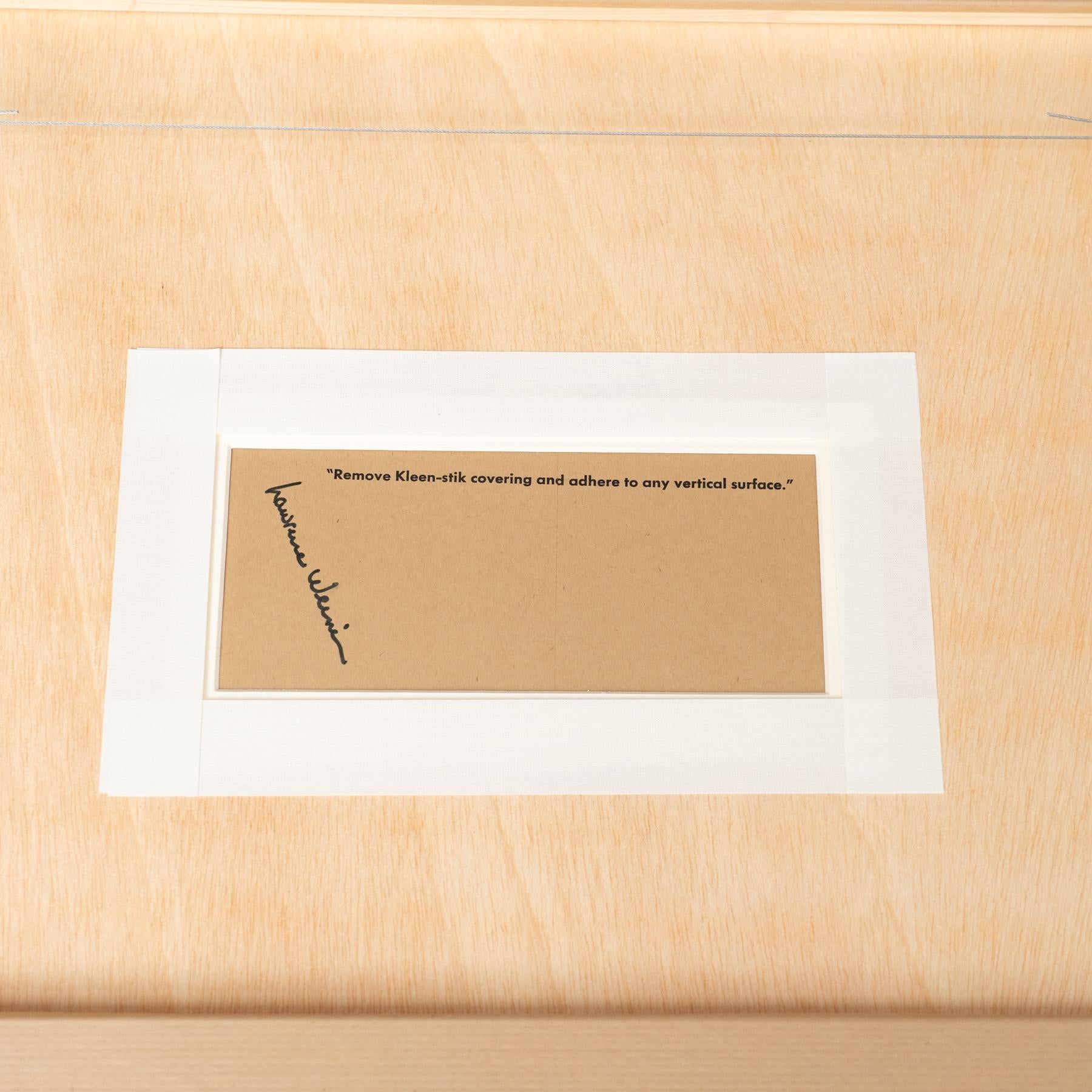 Opera d'arte di Lawrence Weiner 'Tappeto erboso, palo e corda', 1968 4