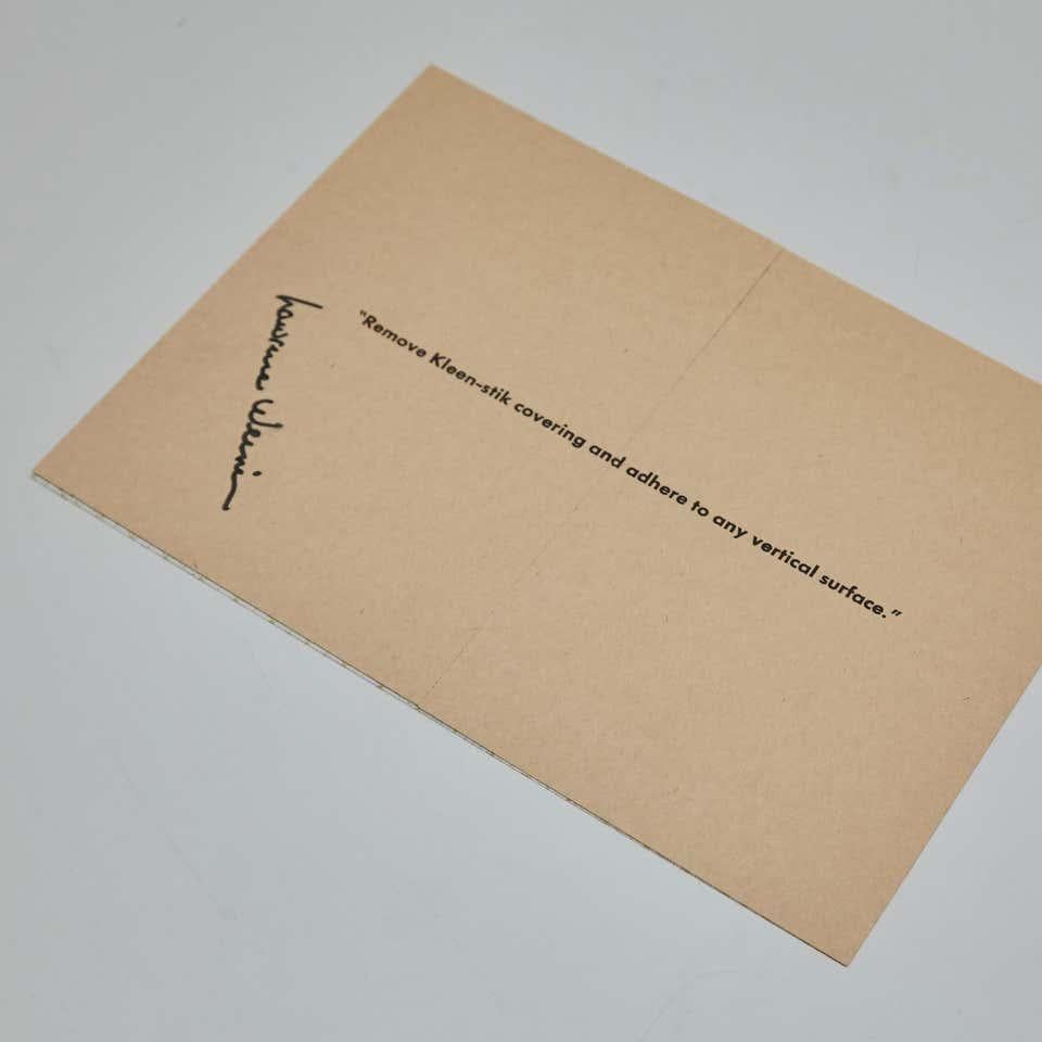 Lawrence Weiner Hand Signed Artwork 'Turf, Stake and String', 1968 For Sale 1