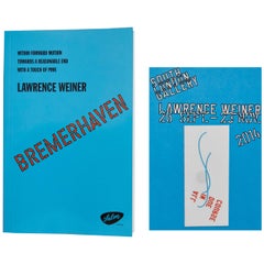 Used Lawrence Weiner Limited Edition Book and Tattoo, South London Gallery, 2014