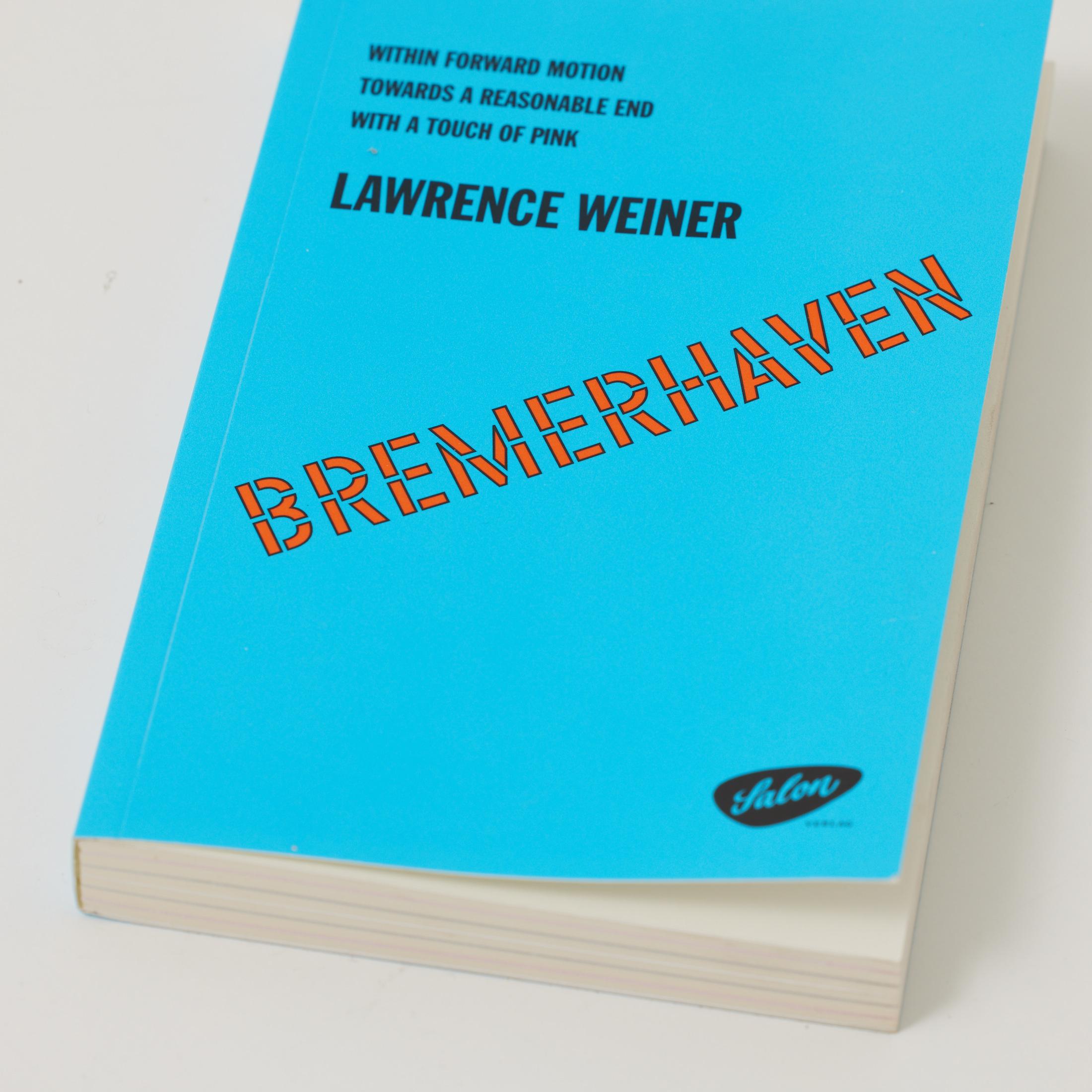 XXI secolo e contemporaneo Lawrence Weiner Limited Edition Hand Signed Book, South London Gallery, 2014 in vendita