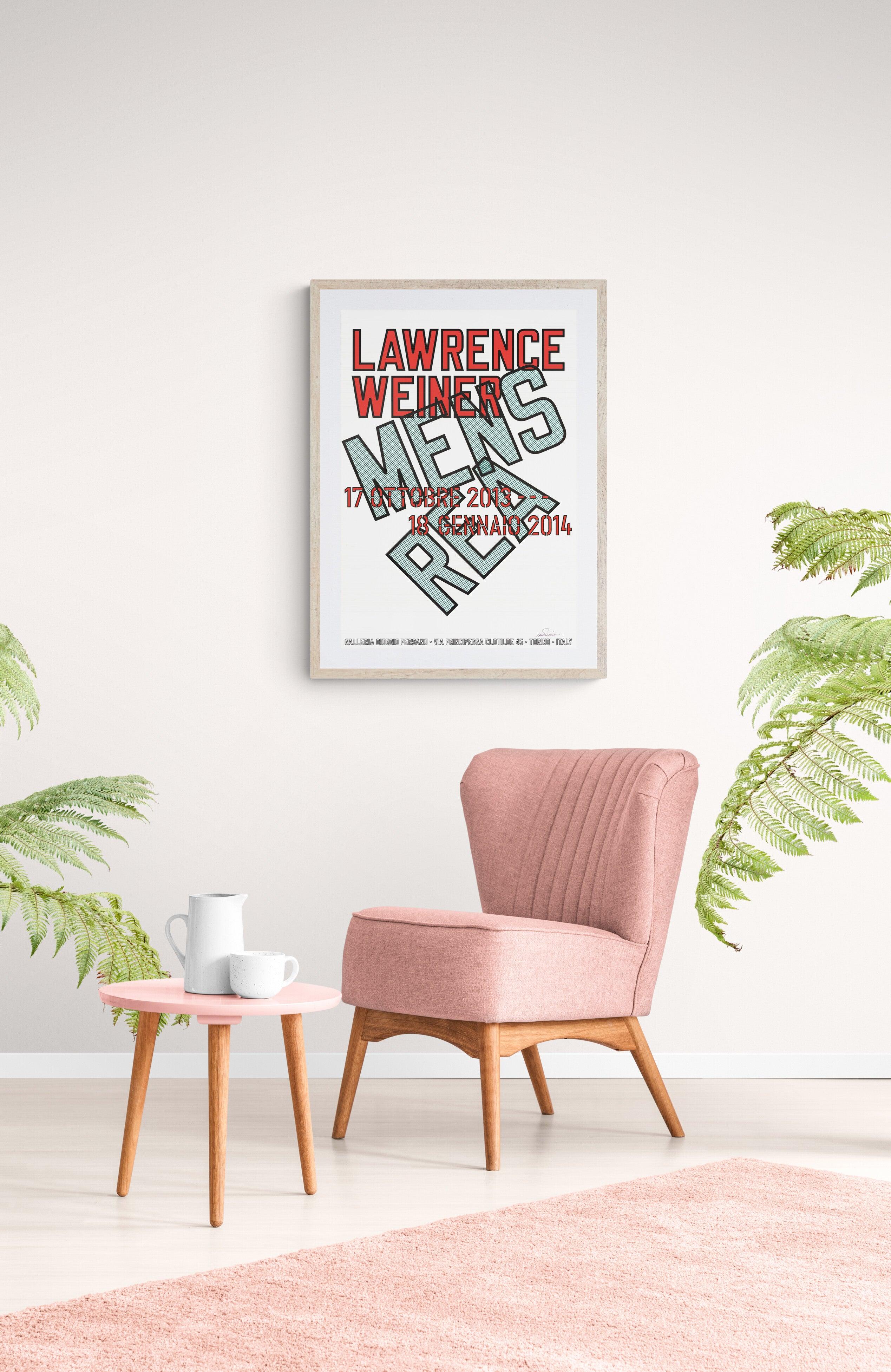D'après Lawrence Weiner-Mens Rea- en vente 1