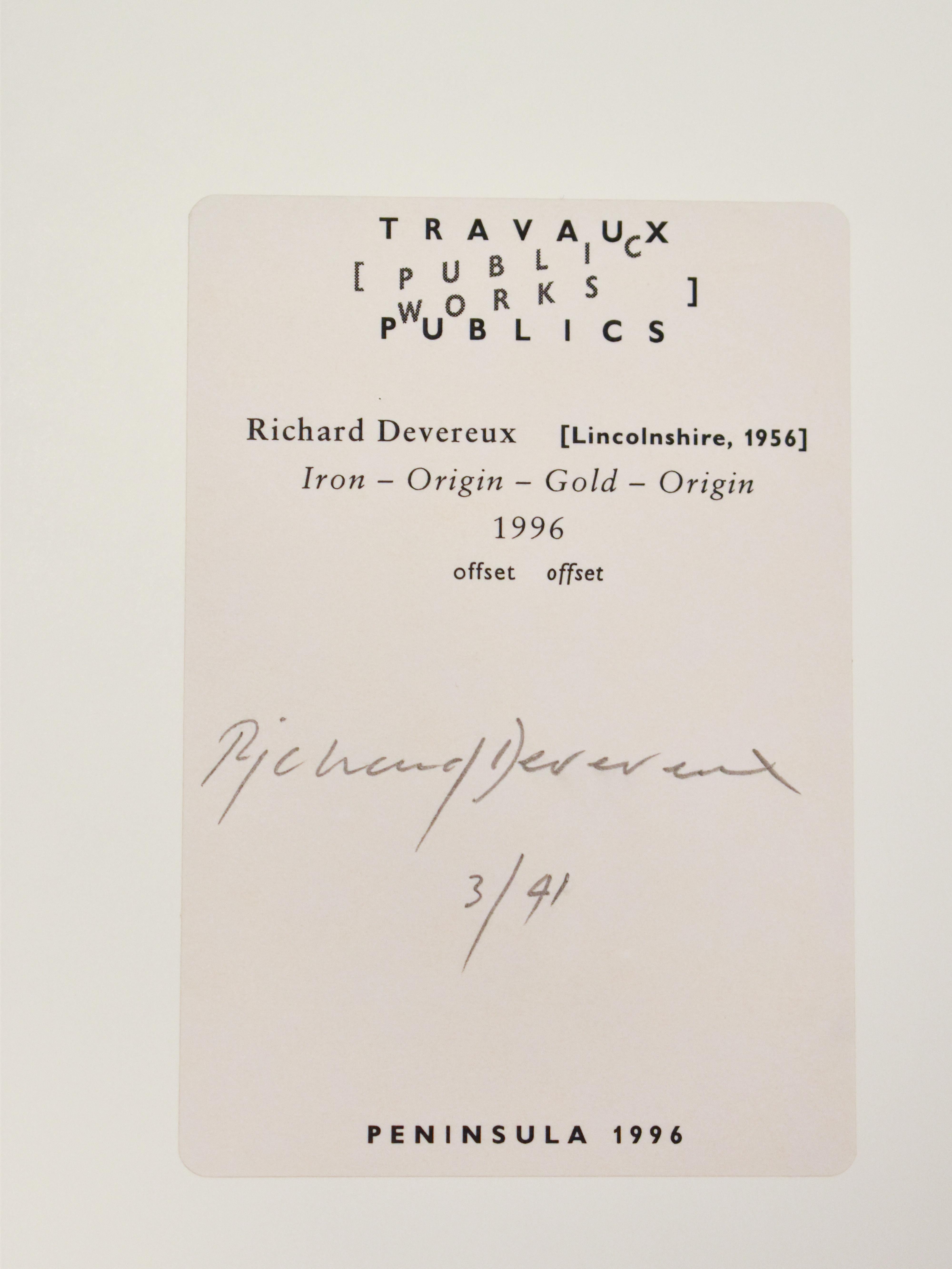 Travaux publics: Lawrence Steiner, Richard Long, Jenny Holzer and Joseph Kosuth For Sale 16