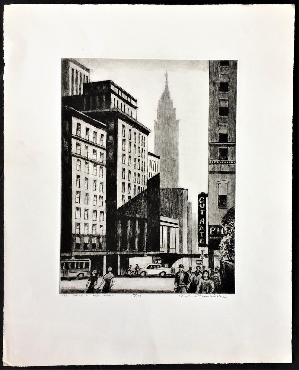 The Spire -- New York - Print by Lawrence Wilbur