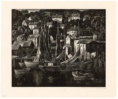 Tranquil Harbor (Gloucester, Massachusetts) — 1950s Cape Ann Regionalism