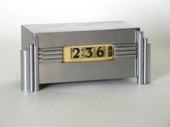 Lawson Art Deco Digital Table Clock Designed by Ferher and Adomatis