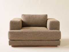 Lawson-Fenning Bosque Lounge Chair XL, Solid Walnut & Upholstered Cushion