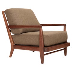 Lawson-Fenning Headlands Lounge Chair, Solid Walnut Frame, Modern Armchair