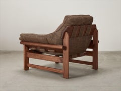 Lawson-Fenning Ojai Lounge Chair, Solid Walnut & Upholstered Cushion
