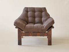 Lawson-Fenning Ojai Lounge Chair, Solid Walnut & Upholstered Cushion
