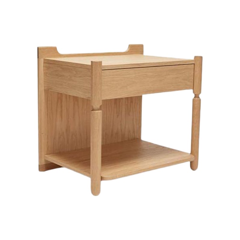 Lawson-Fenning San Rafael Nightstand, Clear Oak, Modern Bedside Table