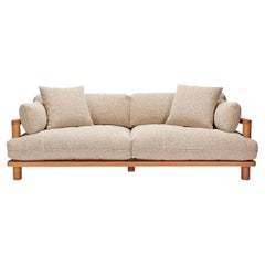 Lawson-Fenning San Rafael Sofa, Tweed & Solid Oak, Modern Couch