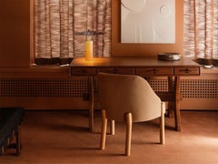 Lawson‑Fenning Ojai Desk, Storage Drawers & Solid Oak Trestle Base, Writing Desk
