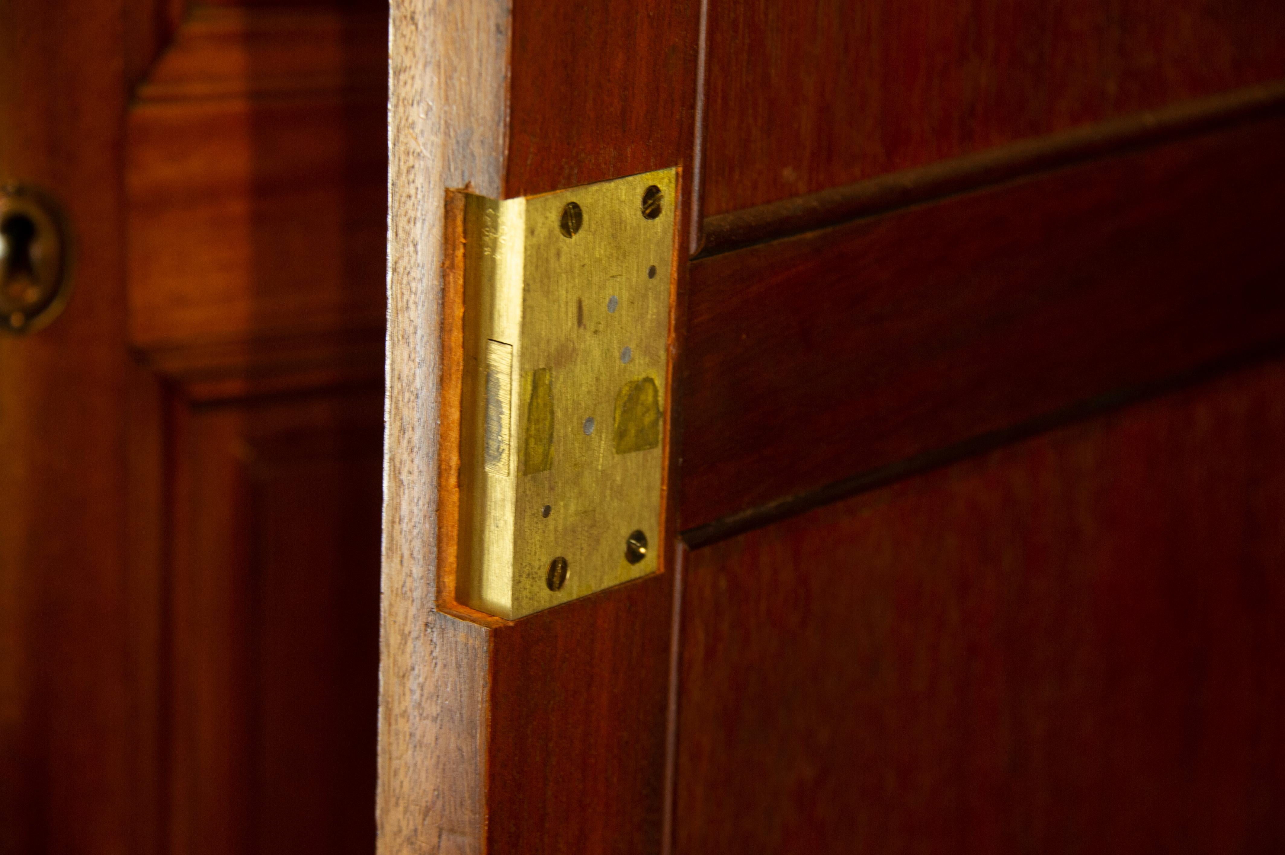 Hand-Crafted Lawyers Cupboard, Barristers Cupboard, Antique Estate Cupboard, Scotland For Sale