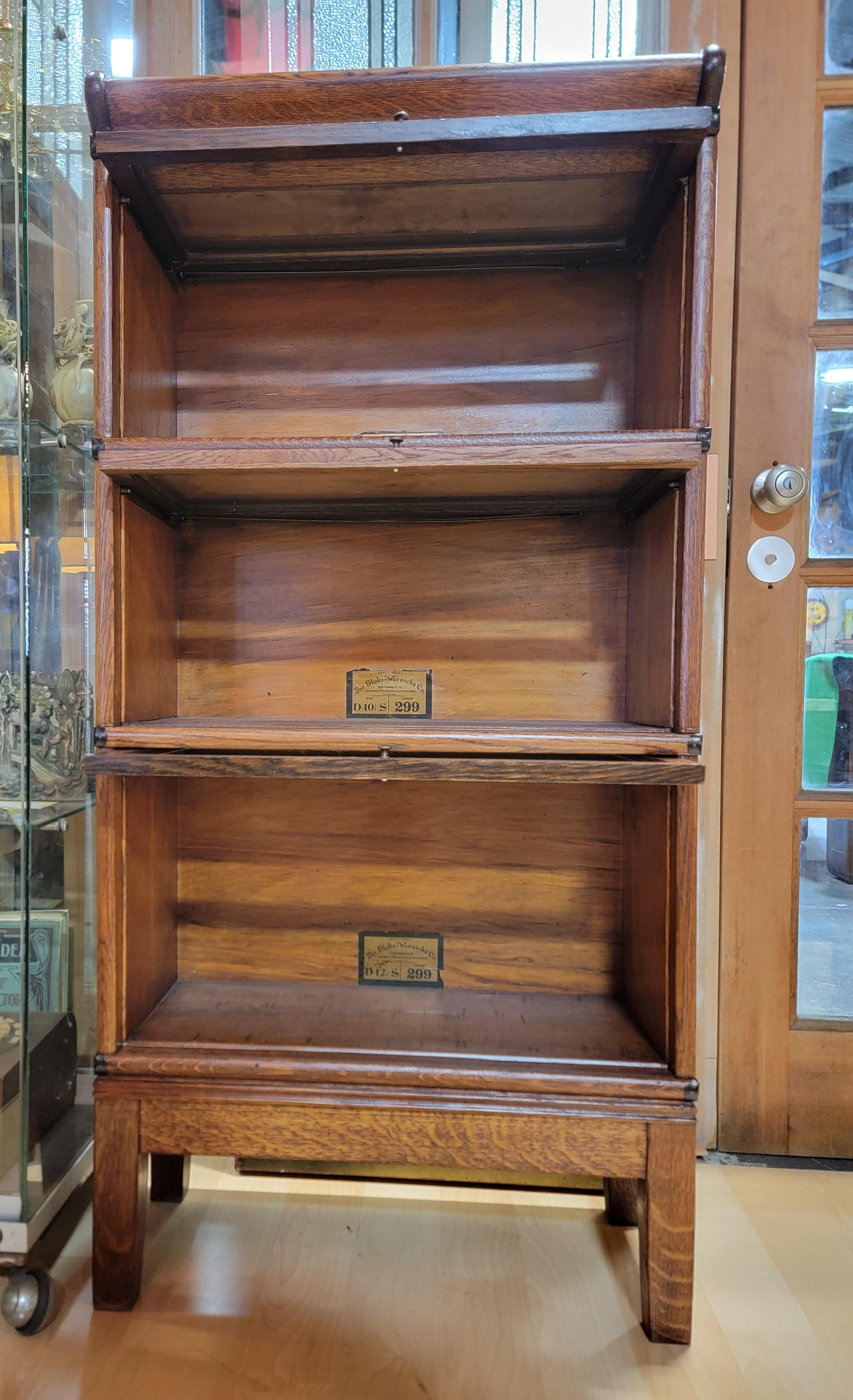 American Lawyers Stacking Bookcase by The Globe-Wernicke Company For Sale