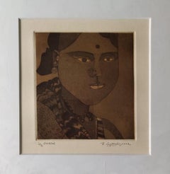 Untitled, Etching on Paper (Set of 2 works) K. Laxma Goud "In Stock"