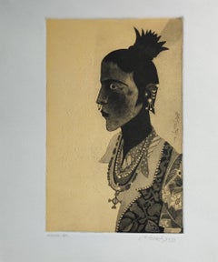Untitled, Intaglio on Paper, Modern Indian Artist "In Stock"