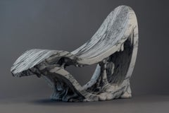 Liege Chaise Longue aus Pele de Tigre Marmor von MANTA Handmade Stone Designs