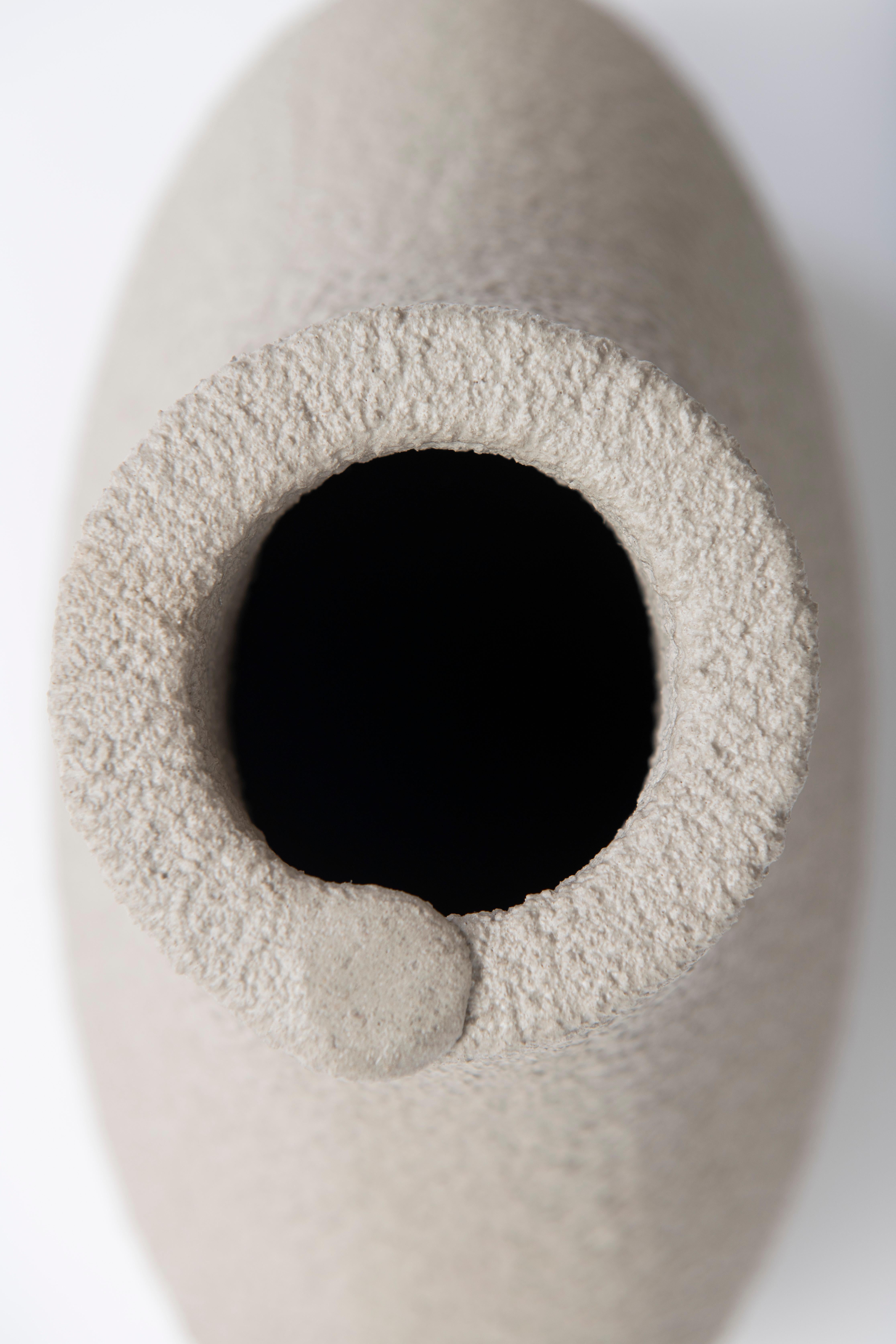 Schicht Vase (Beton) im Angebot