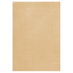 Layered Classic Wool Rug Harvest Yellow – Solid Color Handtufted rug
