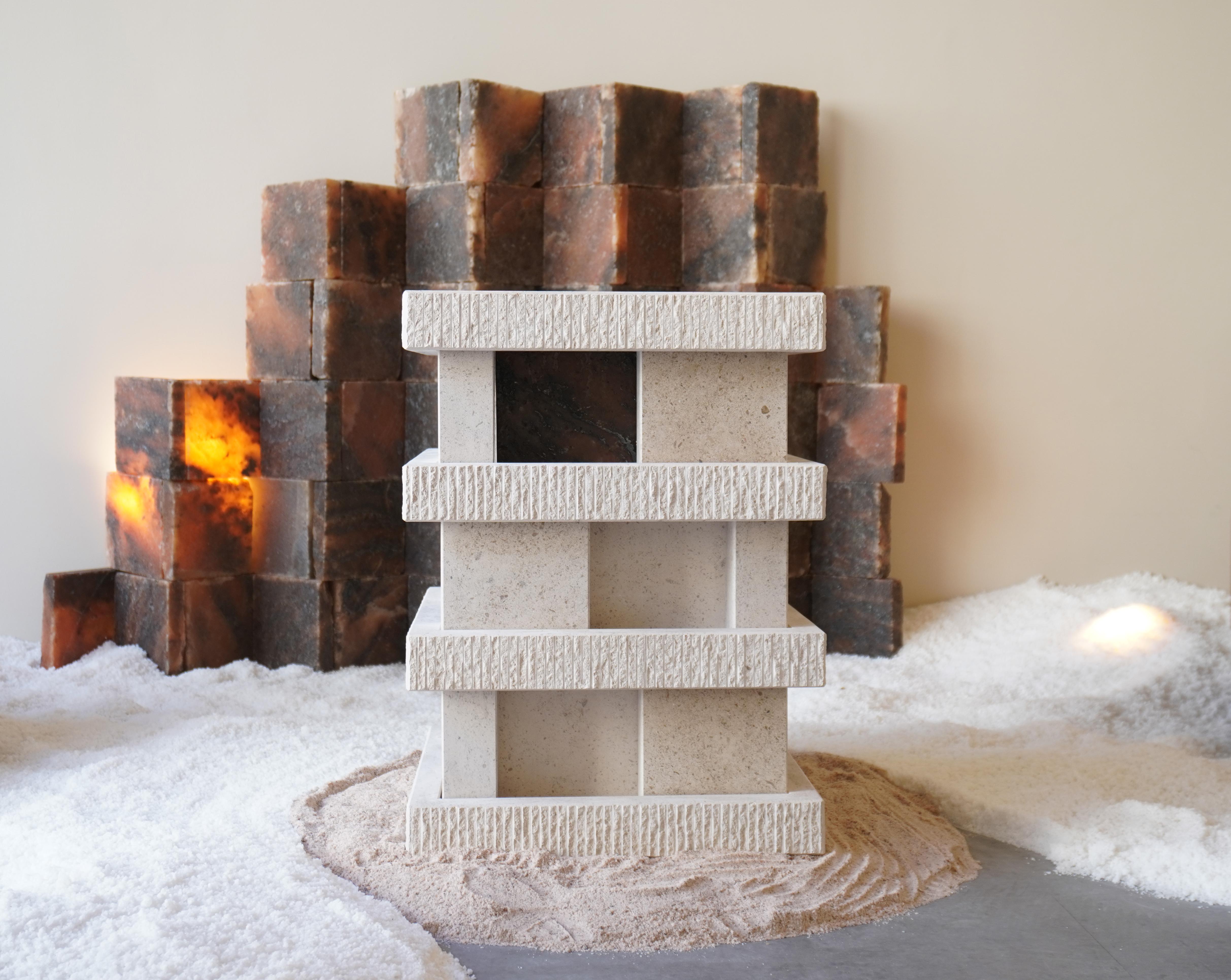 Portuguese Layered Side Table by Studio Gameiro For Sale