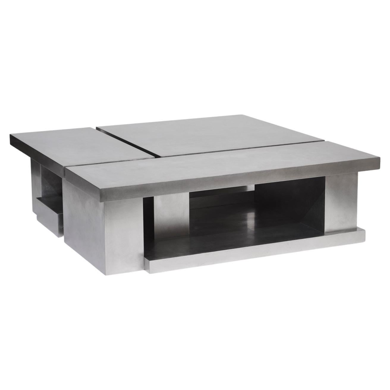 Layered Steel Coffee Table i by Hyungshin Hwang For Sale