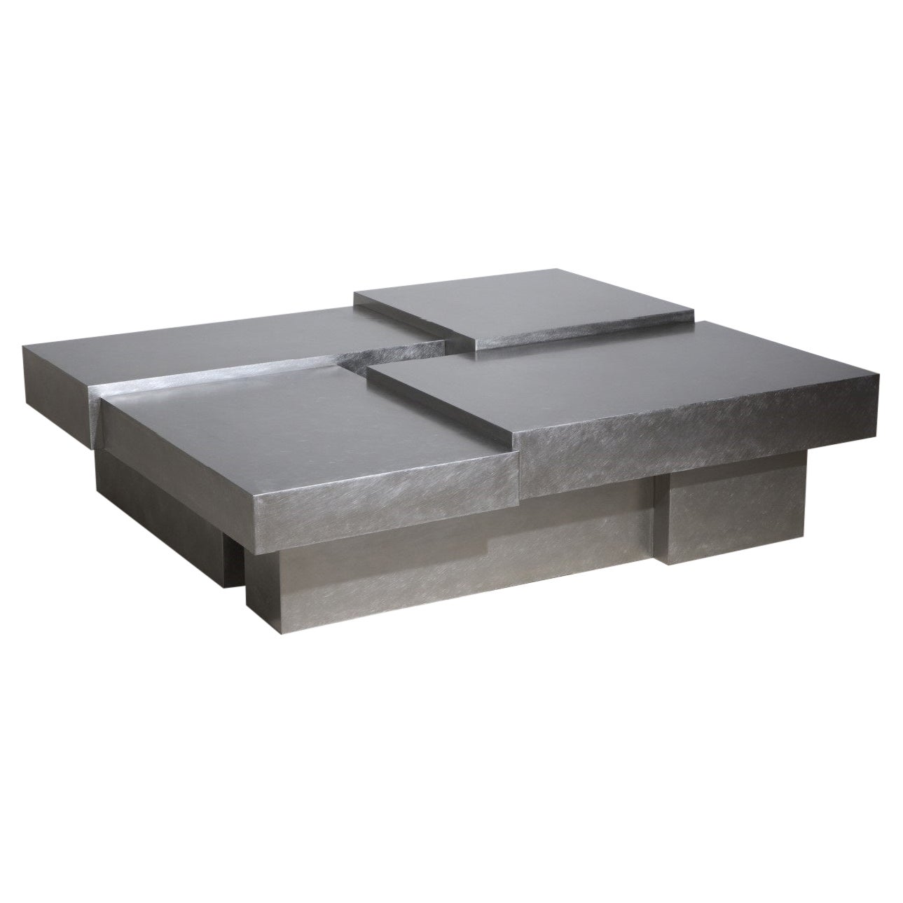 Table basse en acier superposé II de Hyungshin Hwang