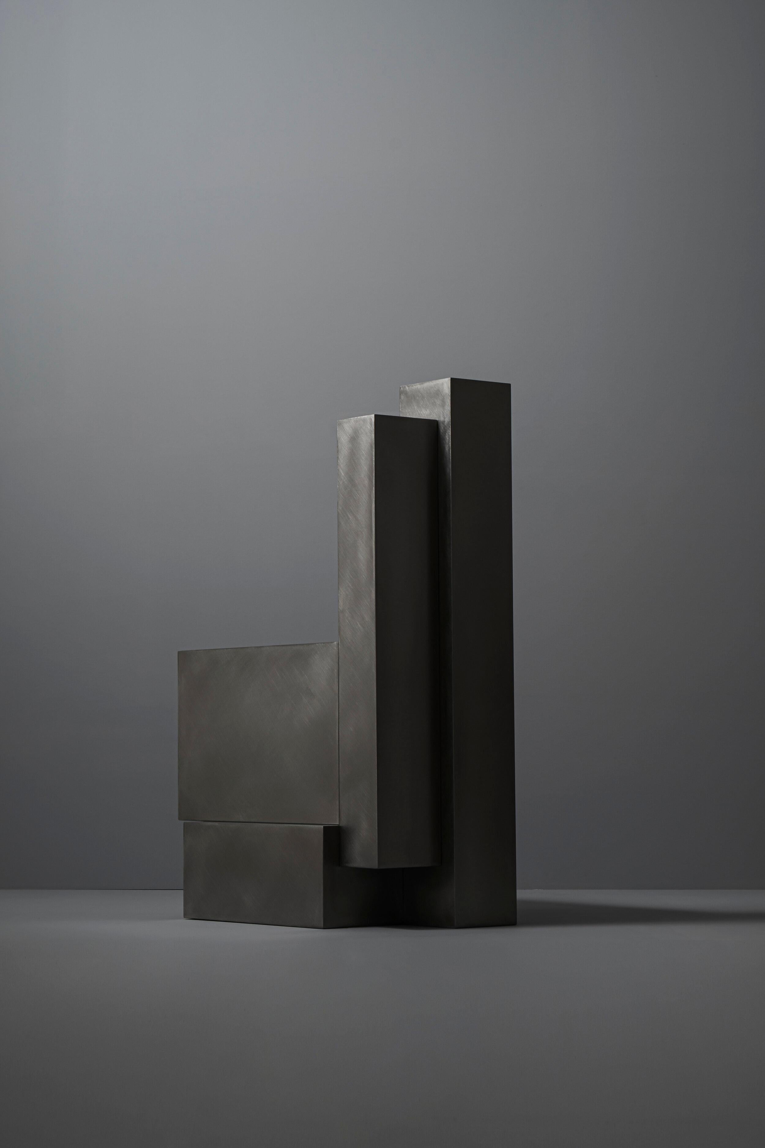 Layered Steel Seat IV by Hyungshin Hwang In New Condition For Sale In Geneve, CH