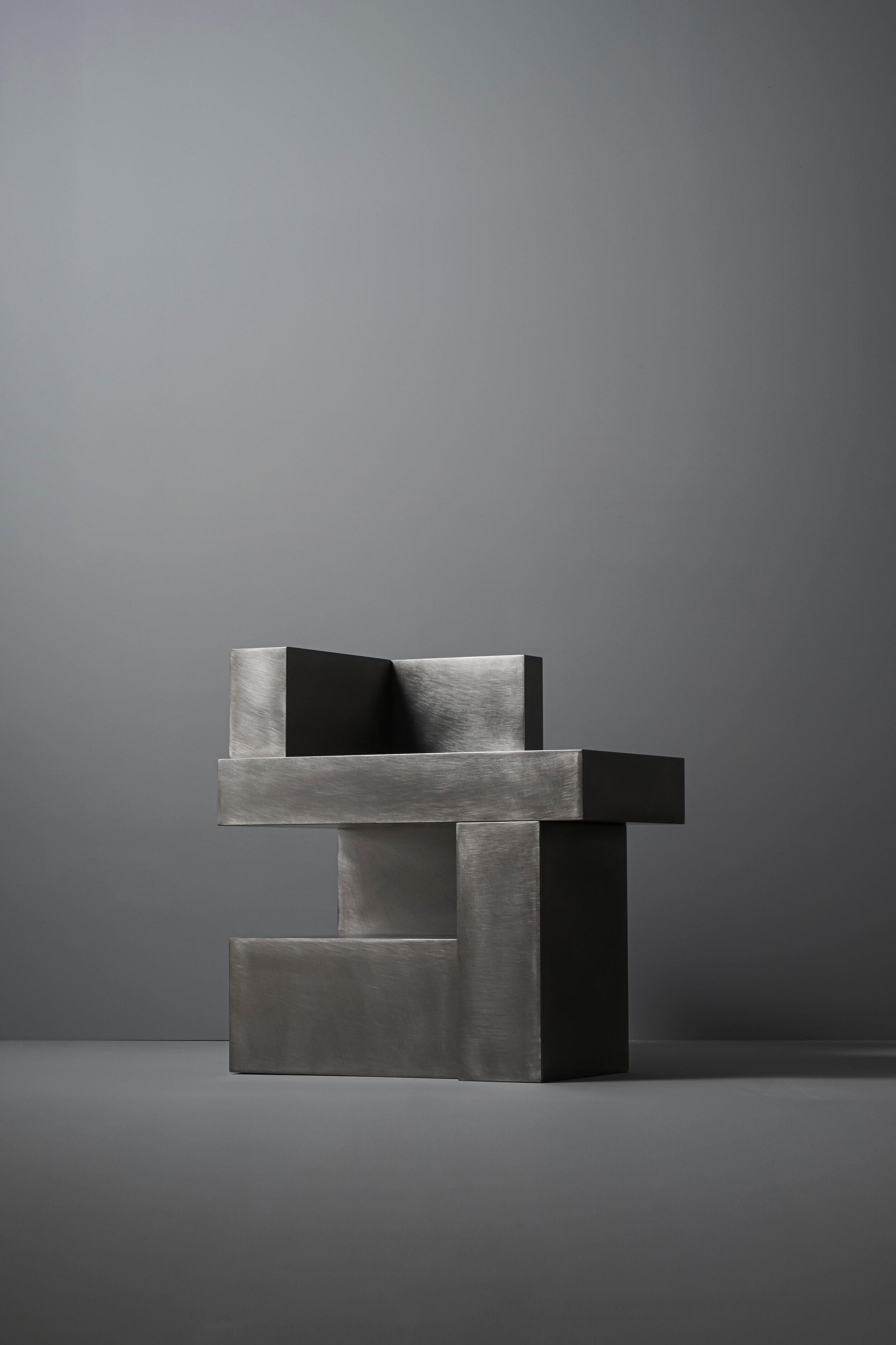 Layered Steel Seat VII by Hyungshin Hwang In New Condition For Sale In Geneve, CH