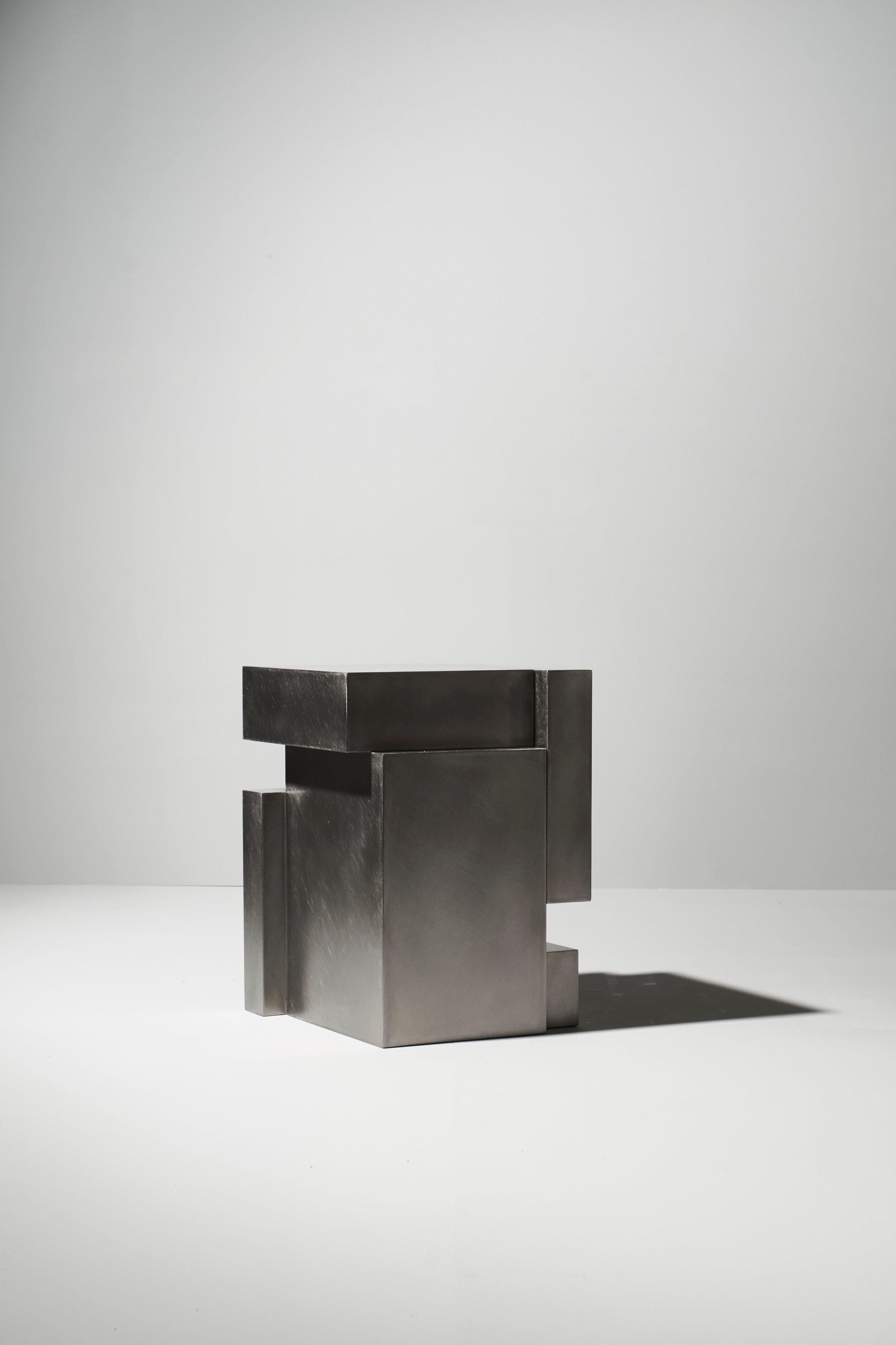 Post-Modern Layered Steel Seat VIII by Hyungshin Hwang For Sale