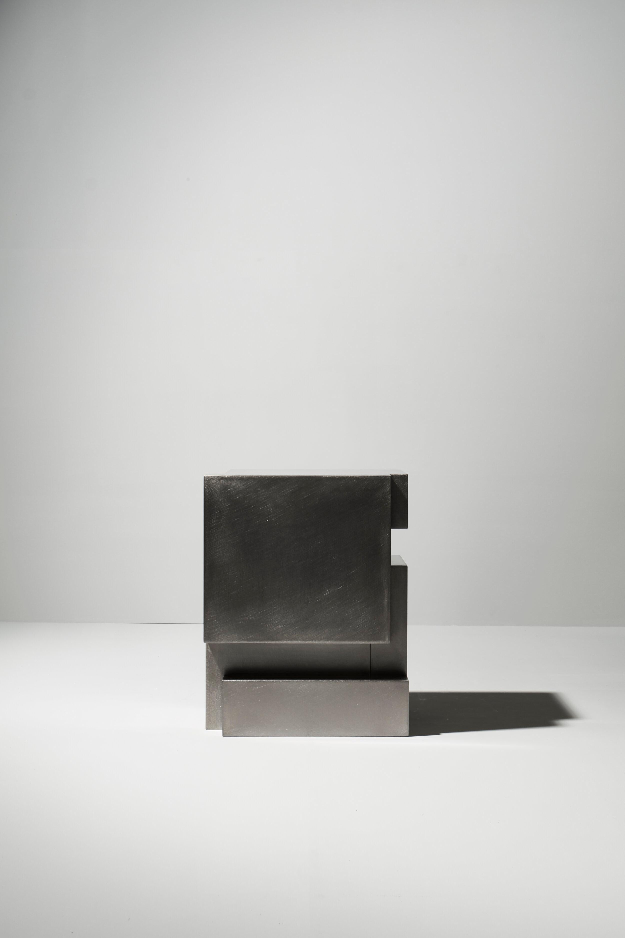 Korean Layered Steel Seat VIII by Hyungshin Hwang For Sale