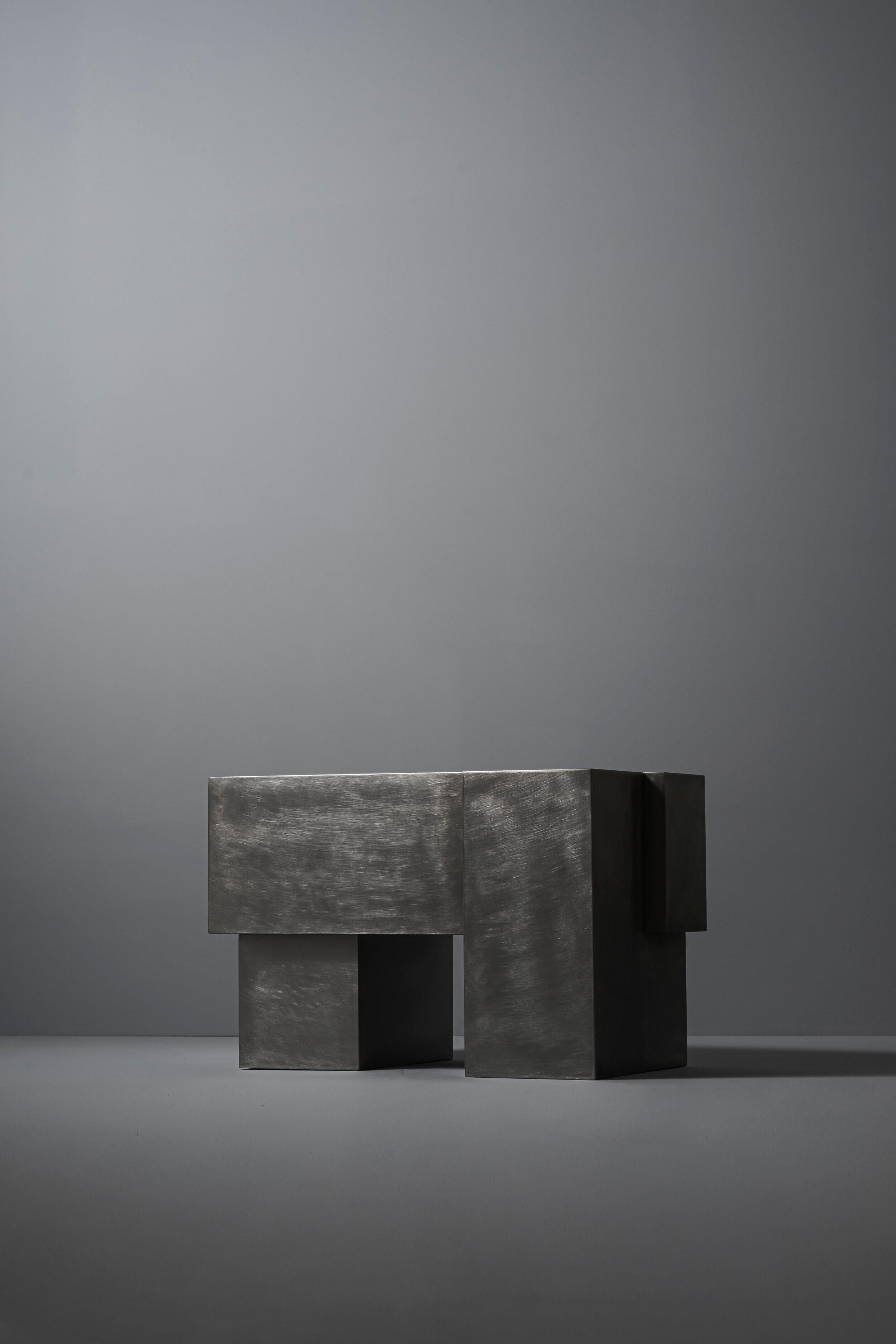 Korean Layered Steel Seat xii by Hyungshin Hwang For Sale